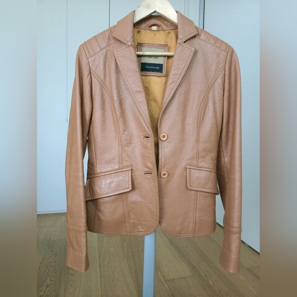 Leather jacket size 8 - Picture 6 of 7